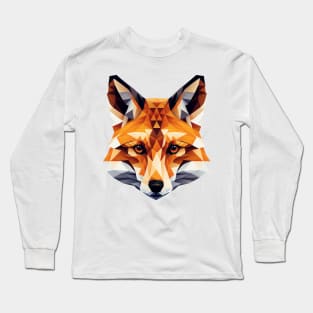 Fox Head Geometric Long Sleeve T-Shirt